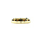 vintage Gouden vintage rijring met saffier en diamant 14 kt