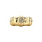 vintage Gouden vintage ring met diamant 14 kt