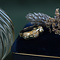 vintage Gouden vintage ring met diamant 14 kt