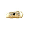 vintage Gouden vintage ring met diamant 14 kt