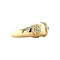 vintage Gouden vintage ring met diamant 14 kt