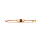 vintage Rose-gold vintage brooch with pearl 14 kt