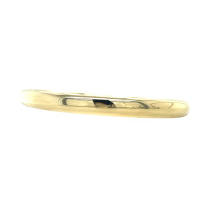 Gold smooth bangle 14 kt