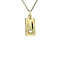 vintage Gouden vintage Akropolis hanger 14 krt