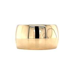 Gouden gladde ring 14 kt