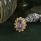 vintage Golden vintage ring with amethyst 14 kt