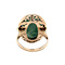 vintage Vintage ring with jade 10 kt