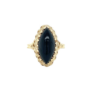 Ring with onyx 12 kt