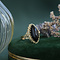 vintage Vintage ring with onyx 12 kt