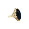 vintage Vintage ring with onyx 12 kt