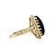 vintage Vintage ring with onyx 12 kt