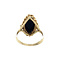 vintage Vintage ring with onyx 12 kt