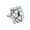 vintage Witgouden vintage ring met diamant 14 krt