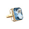 vintage Gouden vintage ring met spinel 14 kt