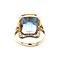 vintage Gouden vintage ring met spinel 14 kt