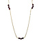 vintage Gold vintage Venetian necklace with garnet 14 kt