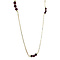 vintage Gold vintage Venetian necklace with garnet 14 kt