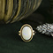 vintage Gouden vintage ring met opaal 14 kt