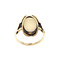 vintage Gouden vintage ring met opaal 14 kt