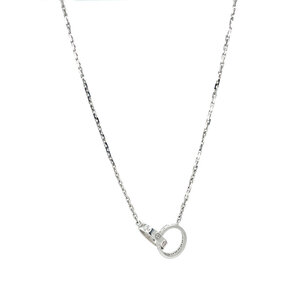 Witgouden Cartier LOVE-hanger collier 18 kt