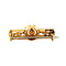 vintage Gold vintage entourage brooch with pearl 18 kt