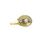 vintage Gouden vintage ring met spinel en opaal 14 kt