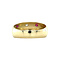 vintage Gouden vintage ring met saffier en robijn 14 kt