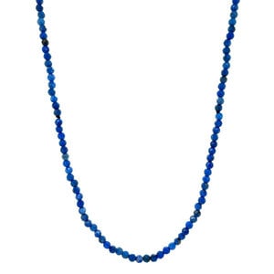 Lapis lazuli necklace with gold clasp 14 kt