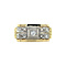 vintage Gouden vintage ring met diamant 14 kt