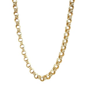 Gold fantasy necklace 14 kt