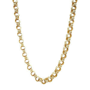 Gouden fantasie collier 14 kt