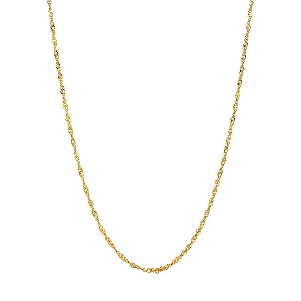 vintage Gold vintage Singapore necklace 14 kt