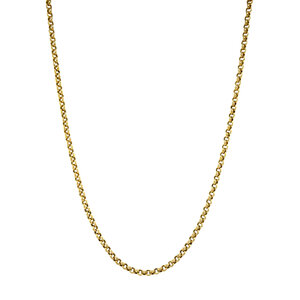 Gouden jasseron collier 14 kt