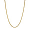 vintage Gouden vintage jasseron collier 14 kt