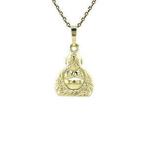 Gouden Boeddha hanger 14 kt