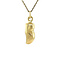vintage Gold vintage clog pendant 14 kt