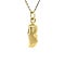 vintage Gold vintage clog pendant 14 kt