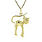 vintage Gold vintage cat pendant 14 kt