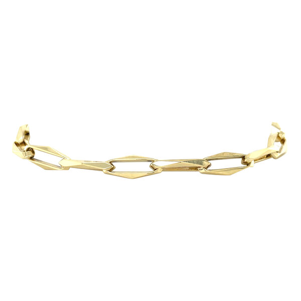 vintage Gouden vintage closed forever armband 14 kt