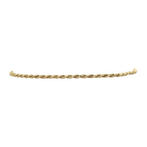 Gold cord bracelet 14 kt