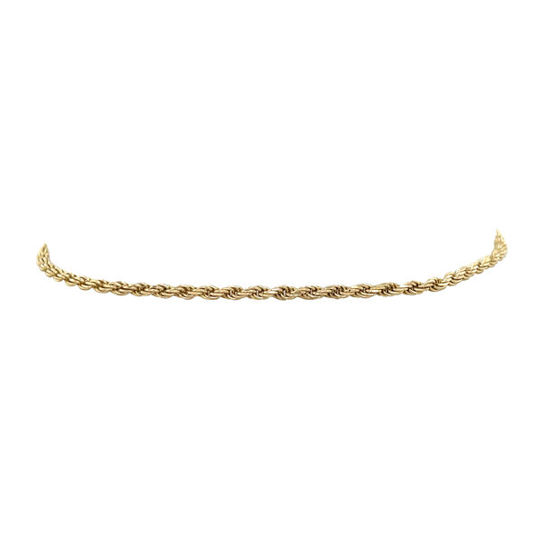 vintage Gouden vintage koord armband 14 kt