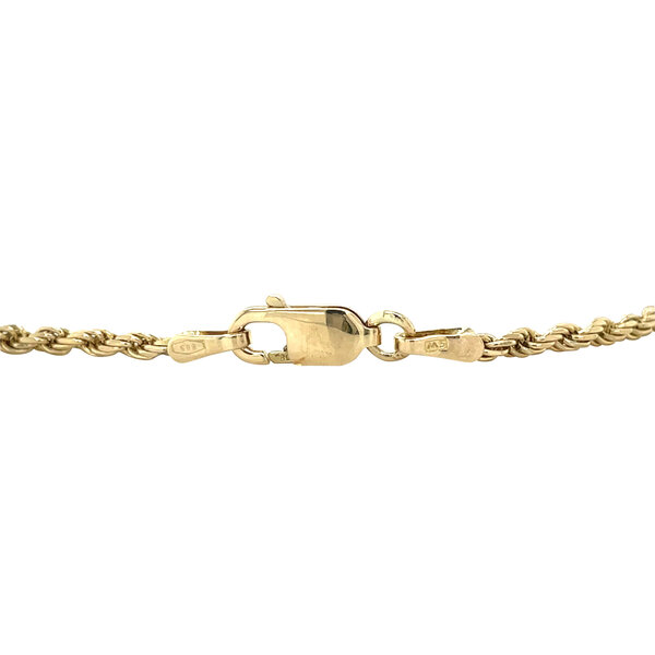 vintage Gouden vintage koord armband 14 kt
