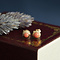 vintage Gold vintage stud earrings with red coral 14 kt