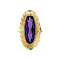 vintage Gold vintage ring with sapphire 14 kt