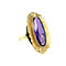 vintage Gold vintage ring with sapphire 14 kt