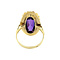 vintage Gold vintage ring with sapphire 14 kt
