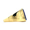 vintage Gouden vintage zegelring met lapis lazuli 18 kt