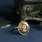 vintage Gouden vintage ring met camee 14 kt