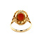 vintage Gold vintage ring with cameo 14 kt