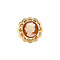 vintage Gouden vintage ring met camee 14 kt